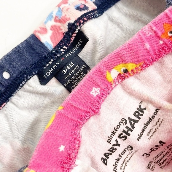Tommy Hilfiger/Pink Fong Baby Shark baby girls pants - Picture 3 of 3